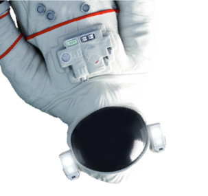 astronaut upside down